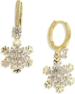 Sonateomber Gold & Silver Tungsten Steel Hoop Earrings – Dainty Latch-Back Dangle Jewelry Gift for Women