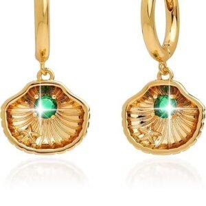 Sonateomber Gold & Silver Dainty Hoop Earrings – CZ Rhinestone Dangle Jewelry Gift for Women